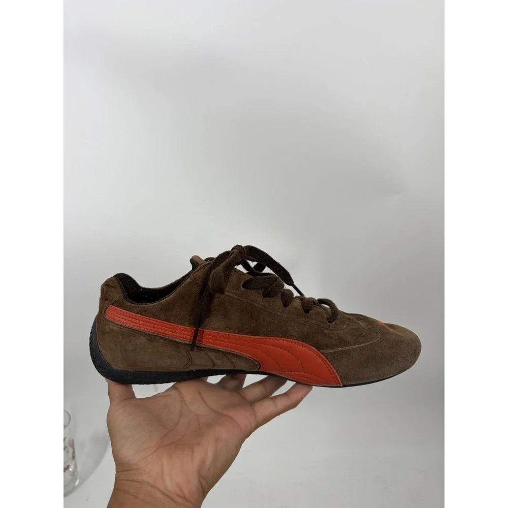 PUMA Speedcat OG Mens Size 7.5 Orange & Brown Sneakers / Shoes